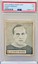 1937 World Wide Gum #18 Howie Morenz V356 Montreal Canadiens PSA 3!