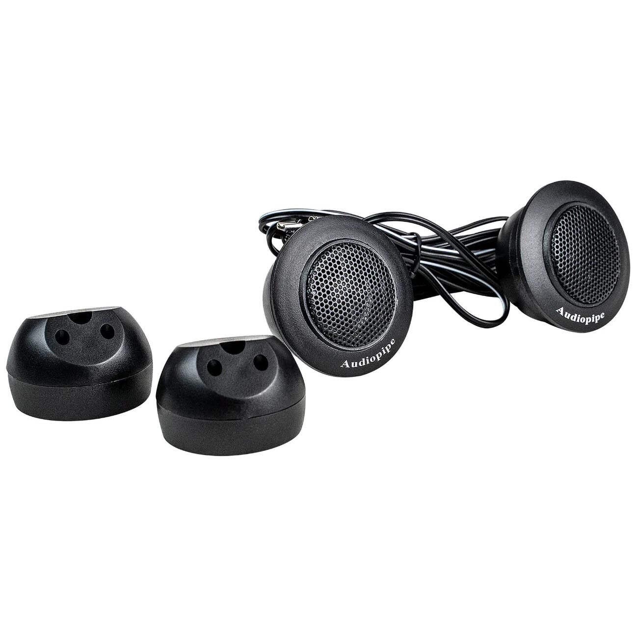 Audiopipe APHET300 2-Inch Dome Tweeters Pair - Clear High-Fr