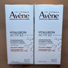 Avene Hyaluron Activ B3 Concentrated Plumping Face Serum - 1.0 fl oz Lot of 2!