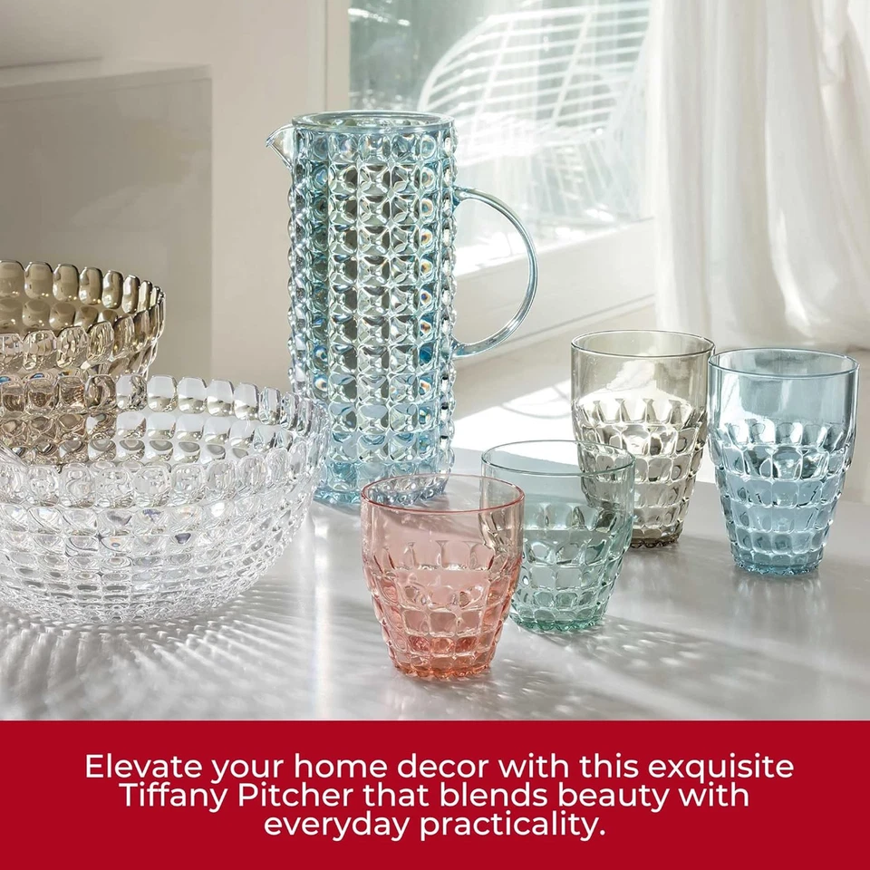 - Tiffany, Caraffa Con Coperchio - Trasparente, Ø 11,5 X 18,5 X H25,5 Cm | 1750  - Immagine 3 di 4