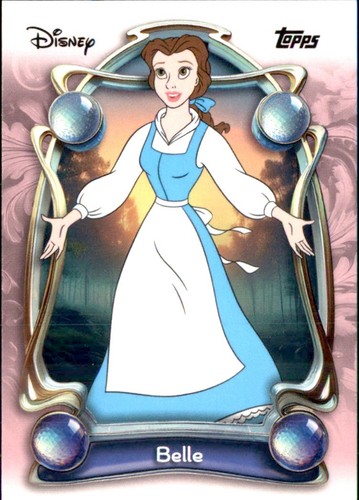 2025 Topps Disney WONDER Belle #43 Pink Trading Card