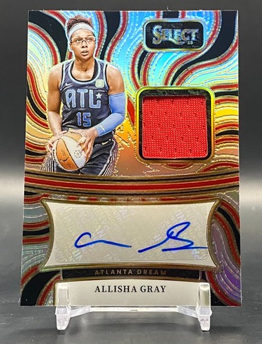 Allisha Gray 2025 Panini Select WNBA Auto Memorabilia Atlanta Dream #AM-AG