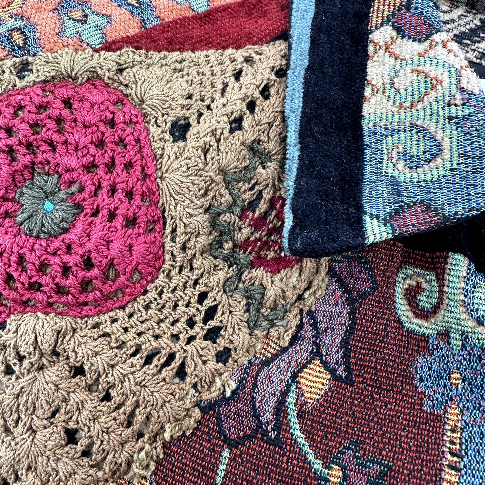 Chico's Shacket Jacket Patchwork Tapestry Paisley… - image 3