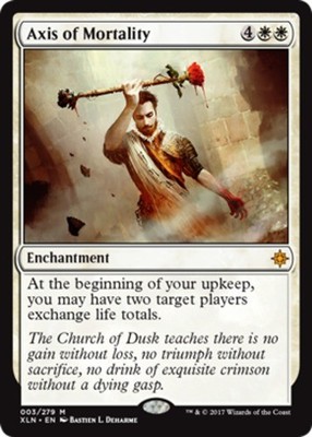 1x Axis of Mortality MTG - Ixalan - Moderate Play