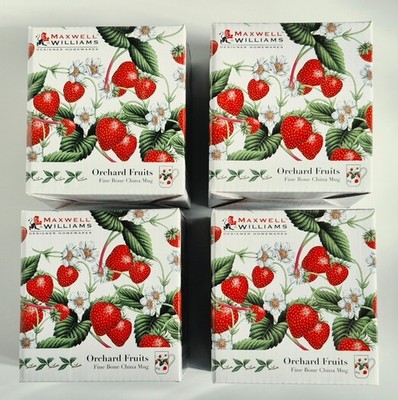 Kaffeebecher 4er Set Maxwell Williams aus der Kollektion  Orchard Fruits 