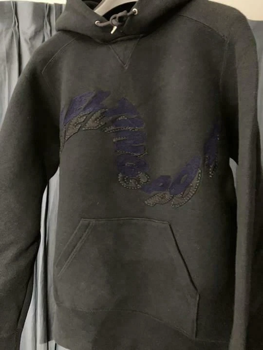 Sacai 19Aw Melting Pot Hoodie Black