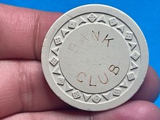  BANK CLUB RENO NEVADA CASINO ROULETTE CHIP  X-149