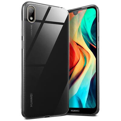 Hülle für Huawei Y5 2019 Schutzhülle Silikon Case Cover Handy Schutz Transparent