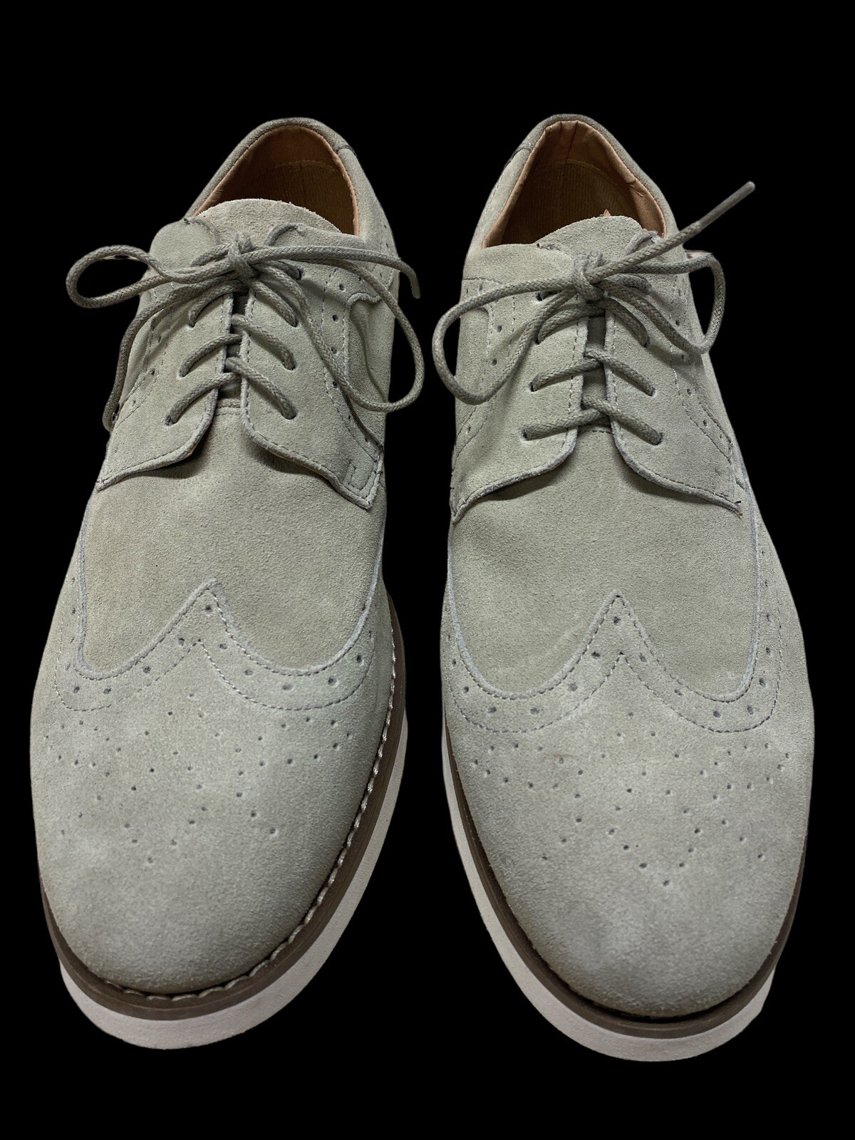 PERRY ELLIS PORTFOLIO Grey Suede Men's 
