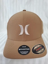 Hurley Men's Phantom Shores Hat /Cap - Brown - H2O Dri- Flex Fit  L/XL