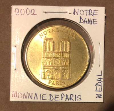 Monnaie de Paris 記念硬貨 4枚セット 2002年製 2002 FRANCE LIMITED EDITION MEDAL NOTRE DAME PARIS COLECTION
