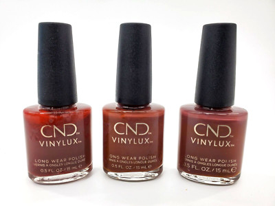 3X CND Vinylux Longwear Nail Polish 287 Arrowhead 15ml New