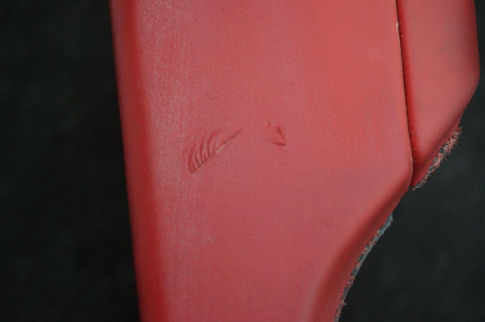 Front Center Console Trim Cover Panel Red OEM 4S1864357D Audi R8 4S 18-24 *Note