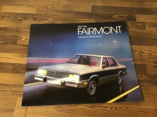 1980 Ford Fairmont and Futura 20-page Original Car Sales Brochure Catalog