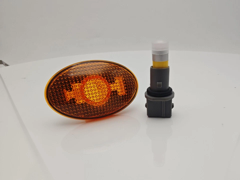 For Ford F250 F350 Super Duty 99-10 Red Amber LED Fender Lamp Side Marker Light - Image 4 of 4