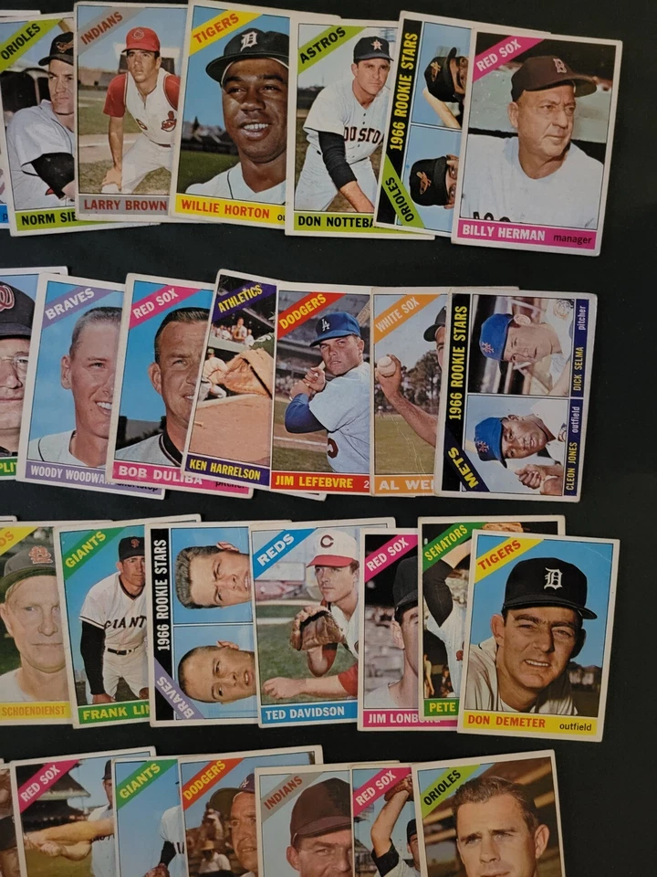 1966 Topps Baseball Starter Lot - 91 Different - Vic Power | Johnny Callison - Image 3 of 4