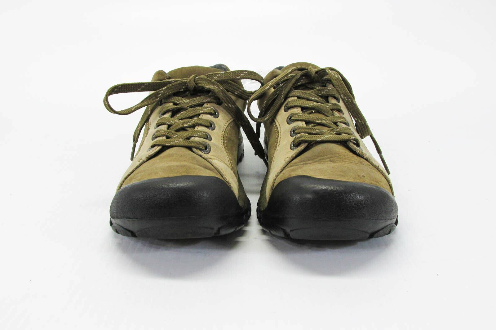 Scarpa donna Keen Briggs taglia 7M marrone pelle escursionismo Oxford sneaker usata xq