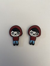 Miguel From Coco Shoe Charms for Crocs Clogs Set of 2