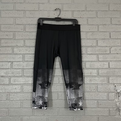 $60 Womens Size L Adidas USA Volleyball Performance 3/4  Tights FK1031 Large
