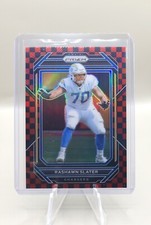 2022 Prizm Rashawn Slater Red & Black Checkerboard #153 Case Hit ! LA Chargers