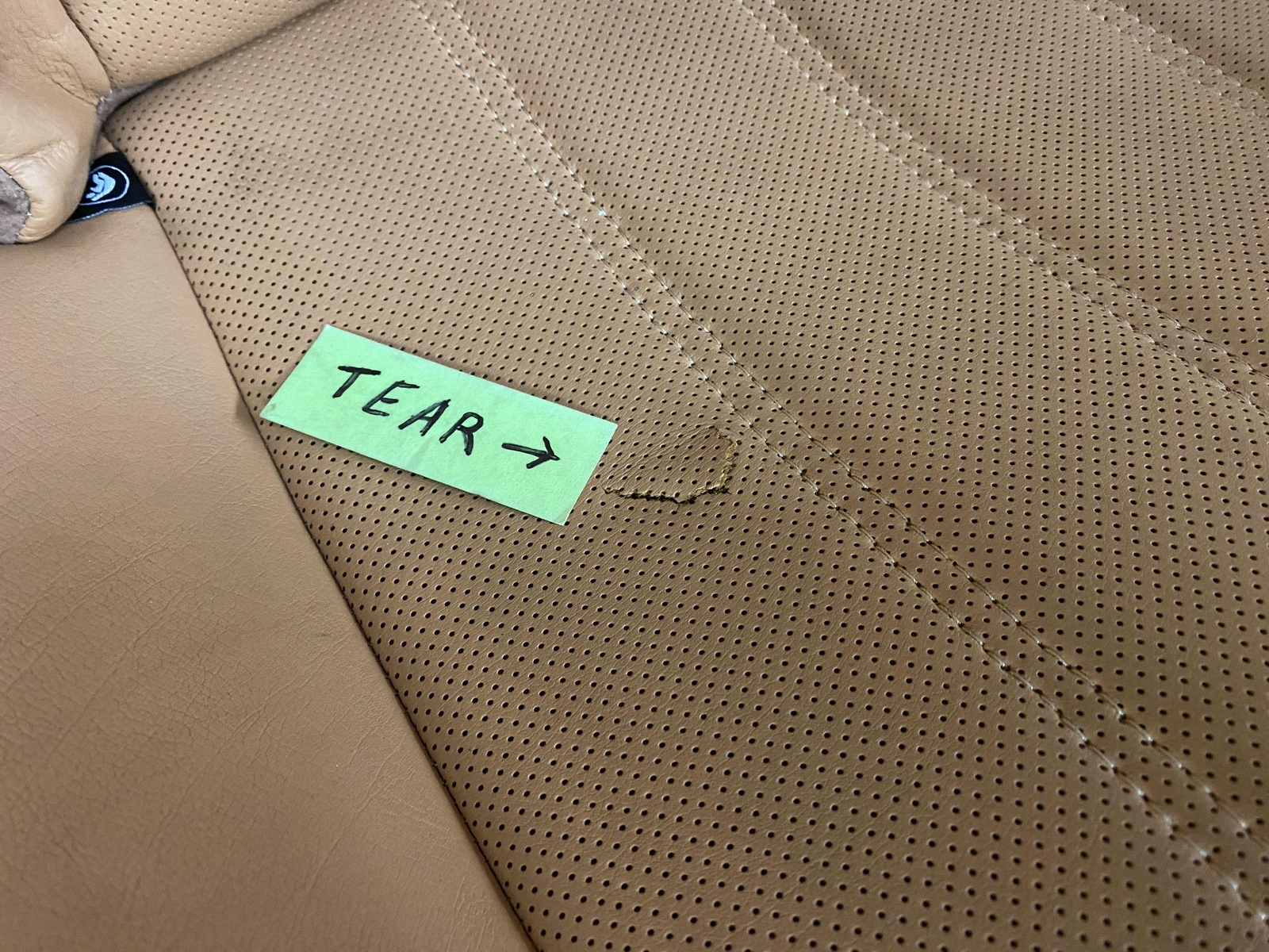 09 MASERATI QUATTROPORT SET OF POWER BUCKET FRONT & REAR SEATS CUOIO LEATHER