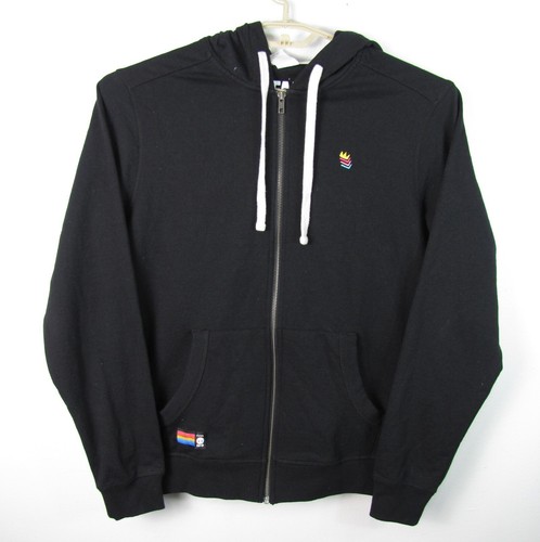 Fall Guys Size Medium Black Fleece Full Zip Colorful Graphic Hoodie - Picture 2 of 3