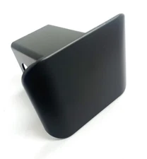 Blank Black Plastic Trailer Tow Hitch Plug Cover - For 2'' Hitch Receivers