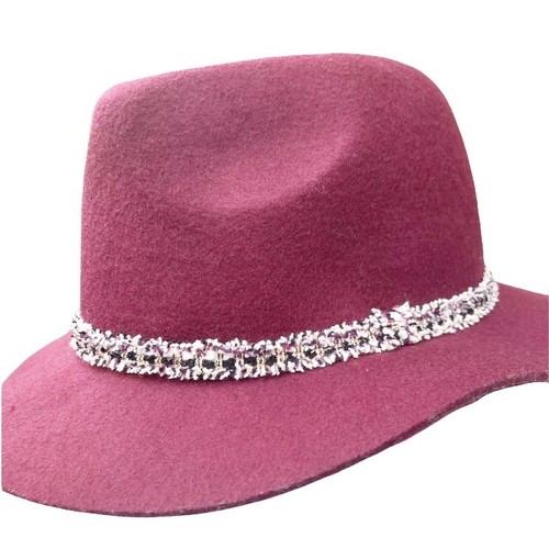 Purple Wool Floppy Fedora Hat | eBay