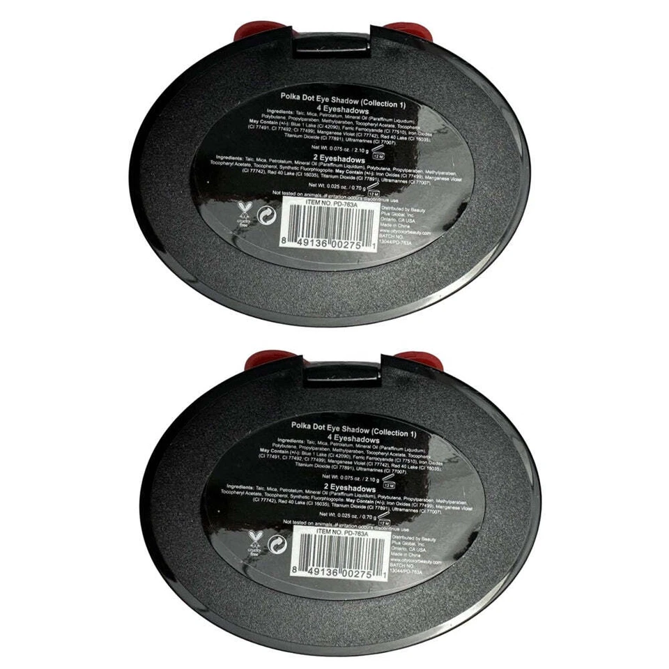 Pack of 2 CITY COLOR Polka Dot Eye Shadow, (Collection 2) - Image 3 of 4