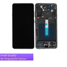 For Samsung Galaxy S21 FE SM-G990U G990 Incell LCD Touch Screen Digitizer Frame