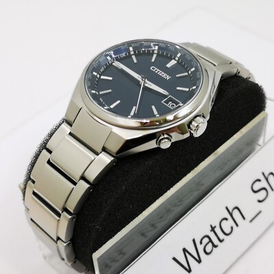 CITIZEN ATTESA CB1120-50L Blue Eco-Drive Solar Radio Men's Watch