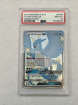 2019 Pokemon S&M Hidden Fates Full Art Articuno GX #SV54 PSA 10 GEM MINT