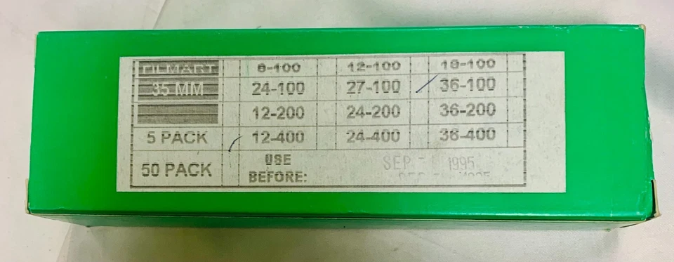 FILM-ART 35mm Print Film - Pro Pack of 5 rolls - 100 ISO- 12 Exp.- Expired 1995 - Image 4 of 4