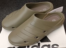 Image of NEW Adidas Adicane Clog Sandals Olive Unisex Swim Sportswear Size 6 RRP £40