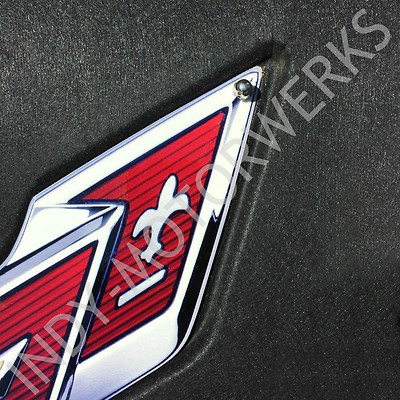 Fits 2015-2019 C7 Corvette - Visor Label Decal Covers With Crossflag Logo - Foto 8