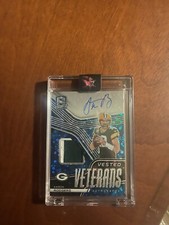 Panini Spectra Aaron Rodgers #'d 2/6 - 2 OF 6 Patch Auto Packers Vested Veterans