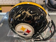 JEROME BETTIS HOF 15 PITTSBURGH STEELERS FULL SIZE AUTHENTIC HELMET AUTHENTIC
