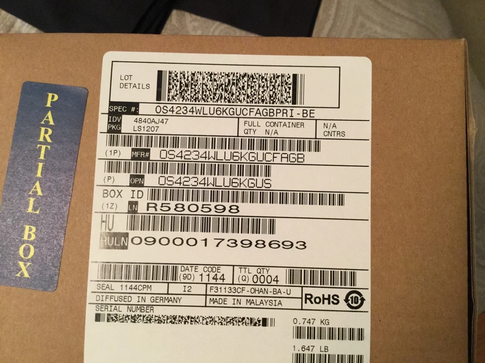 NEW 4 AMD Opteron CPU 4234 3.1 GHz 6-Core OS4234WLU6KGU Valencia OS4234WLU6KGUS - Image 2 of 4