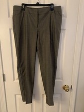 Rafaella Curvy Ladies Dress Pants, Size 16, Black Check