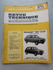 Revue technique Peugeot 104