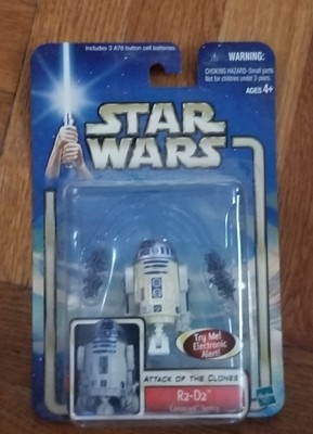 Rare AOTC R2-D2 Coruscant Sentry MOC solid arm varient attack of the clones