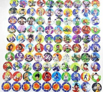 Coleccion Completa 100 Taps Tazos Dragon Ball Super 18 Ebay