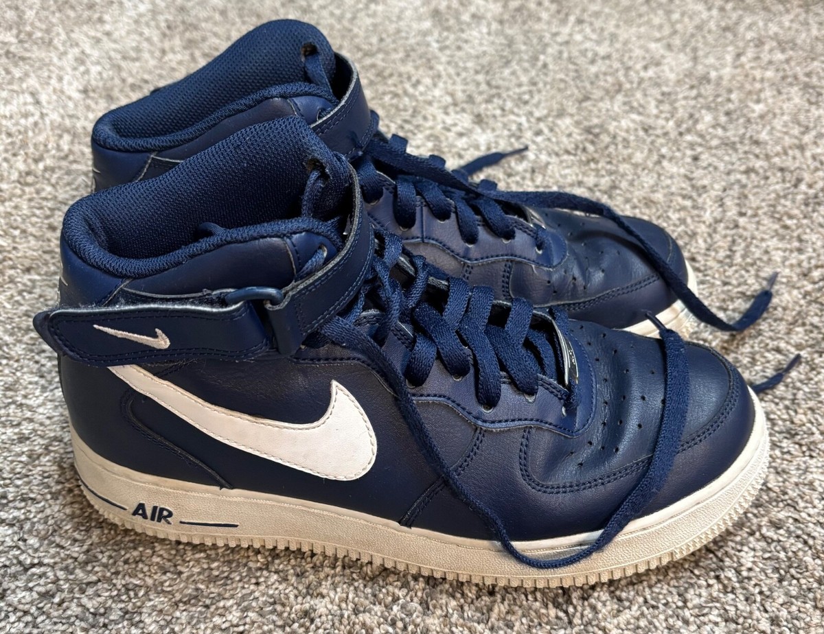 NIKE 2000年AIR FORCE1 HIGH SC NAVY 27cm NIKE Air Force 1 '07 Mid Navy blue/sneakers/athletic shoes-Men's 7