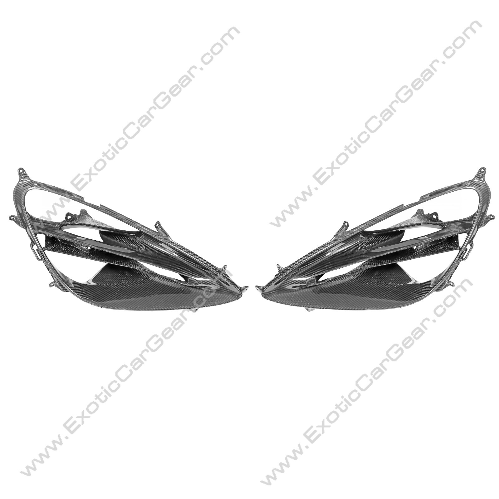 McLaren 720S / 750S Carbon Fiber Headlight Trim