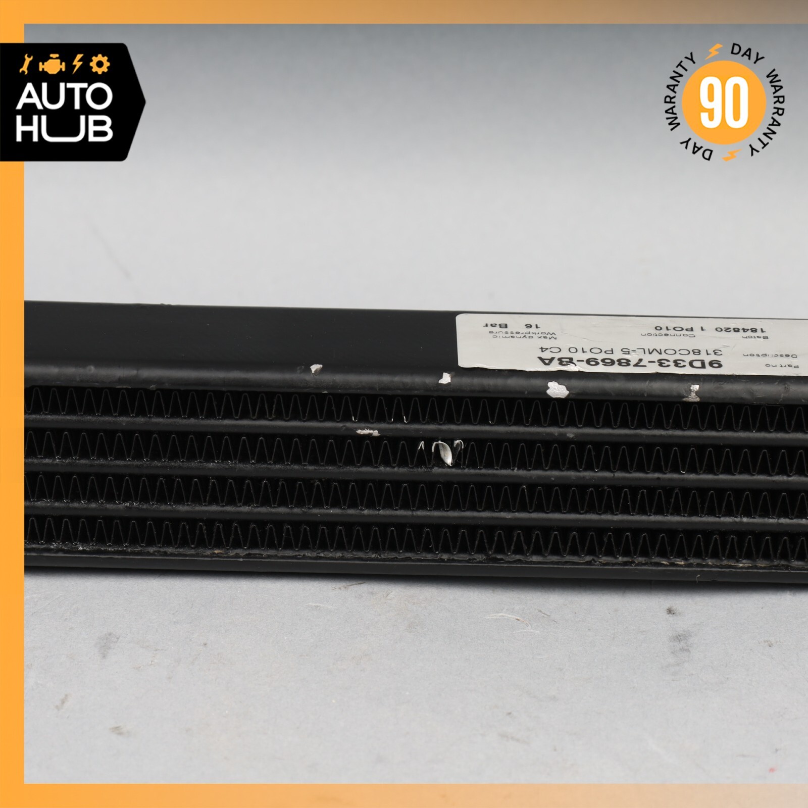 08-19 Aston Martin DB9 Rapide Vanquish Differential Oil Cooler Radiator OEM 35k