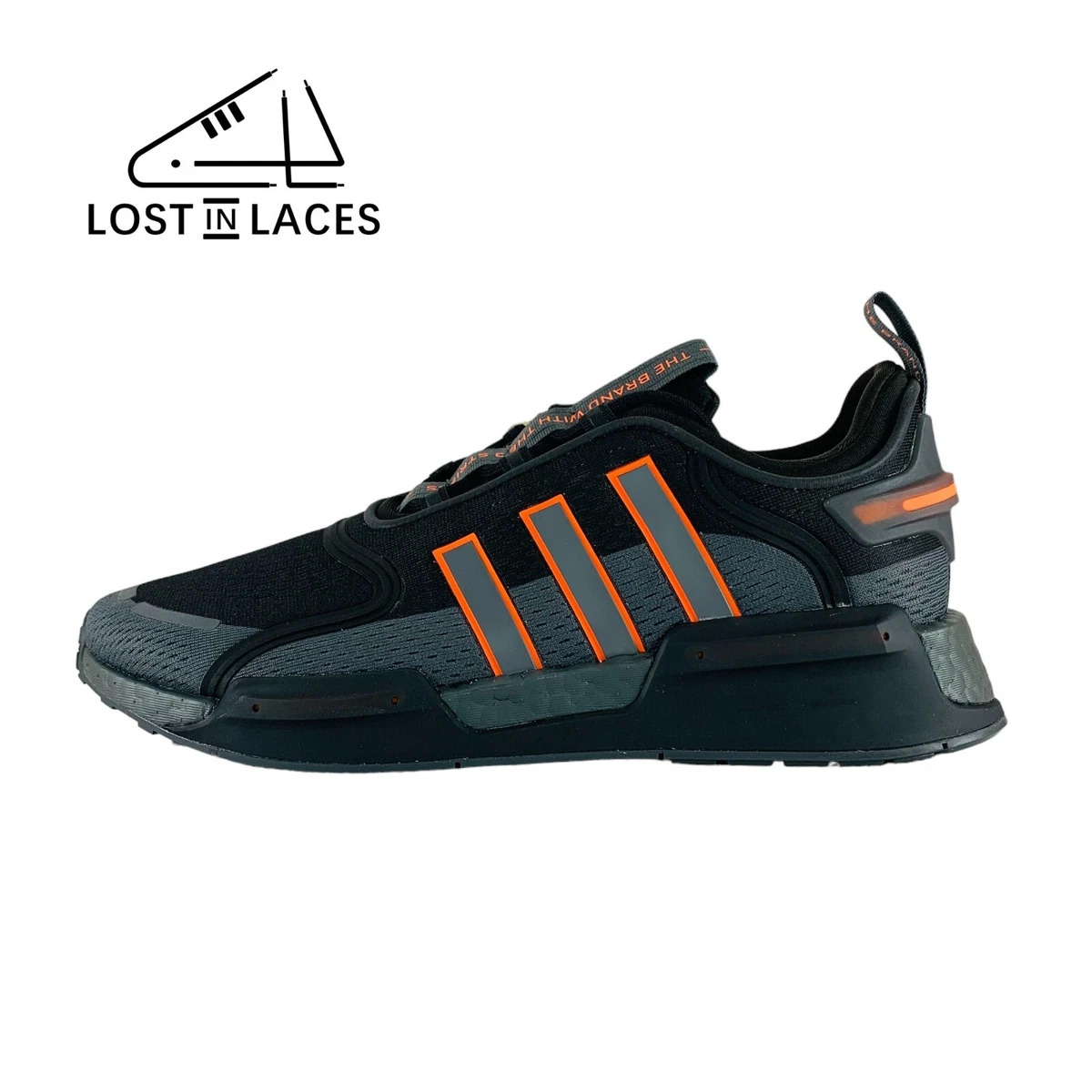Adidas NMD V3 Black Solar Orange Sneakers New Shoes FZ6497 Men s