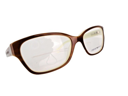 Emporio Armani Ea3060 5386 Striped Brown Authentic Eyeglasses 52-16-140 NEW Emporio Armani EA3060 5386 Womens Striped Brown  main image 4