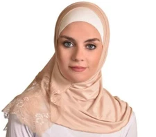 AL- Amira hijab-Women Muslim Cotton Scarf  Ameera Hijab Islamic Arab Hijab