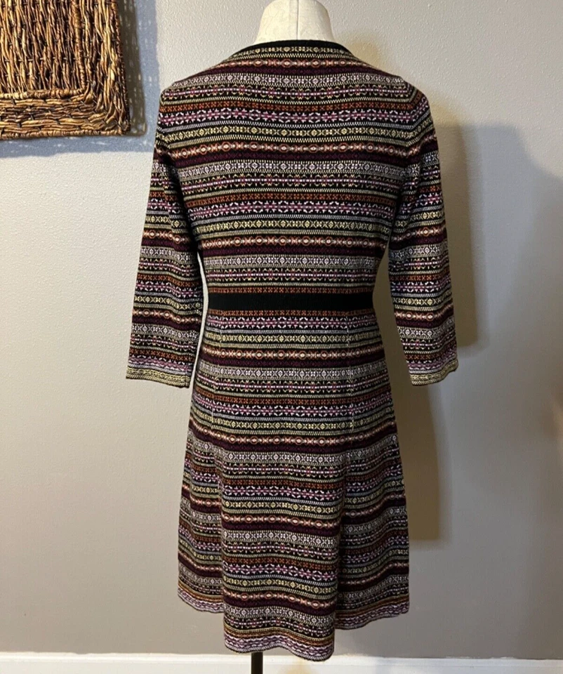 Vestido Suéter Anthropologie Sparrow M Manga Larga Mediana Tacto Cachemira Foto 4 de 4