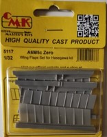 MW22 Cmk 5117 A6M5C Zero – Wing Flaps Set 1/32 / For Hasegawa Kit 1/32 ZubehÖR